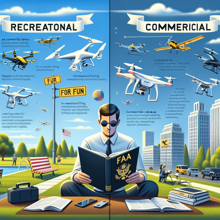 How Do FAA Regulations Differ For Recreational And Commercial Drone Use?