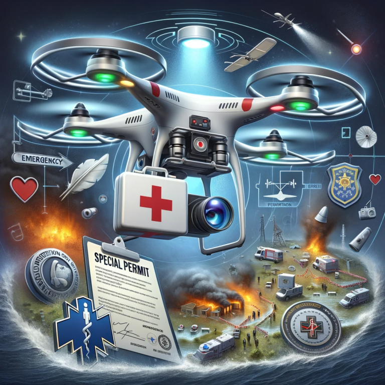 Are There Special Permissions For Emergency Drone Operations?