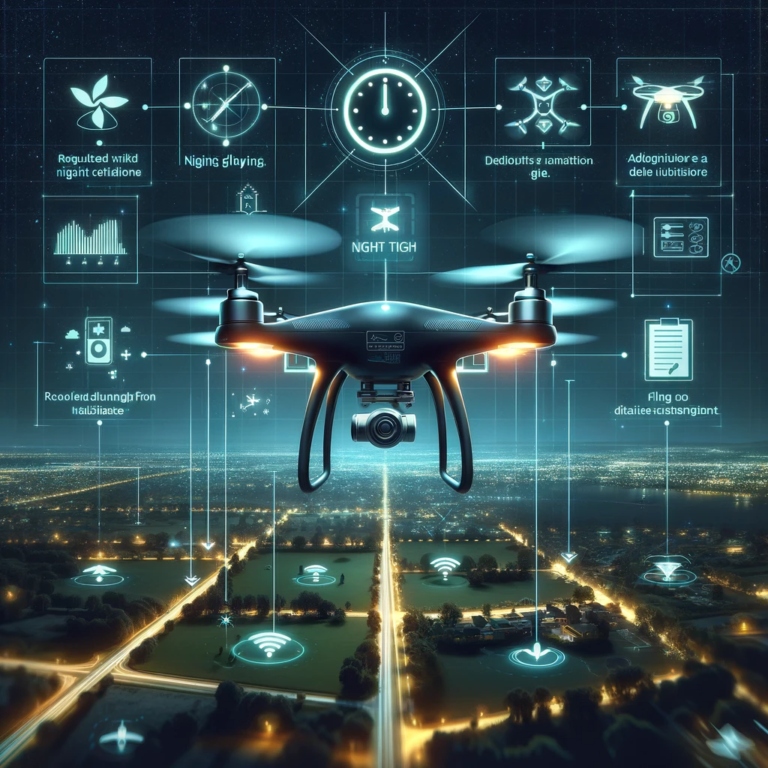What Are The Guidelines For Flying Drones At Night?