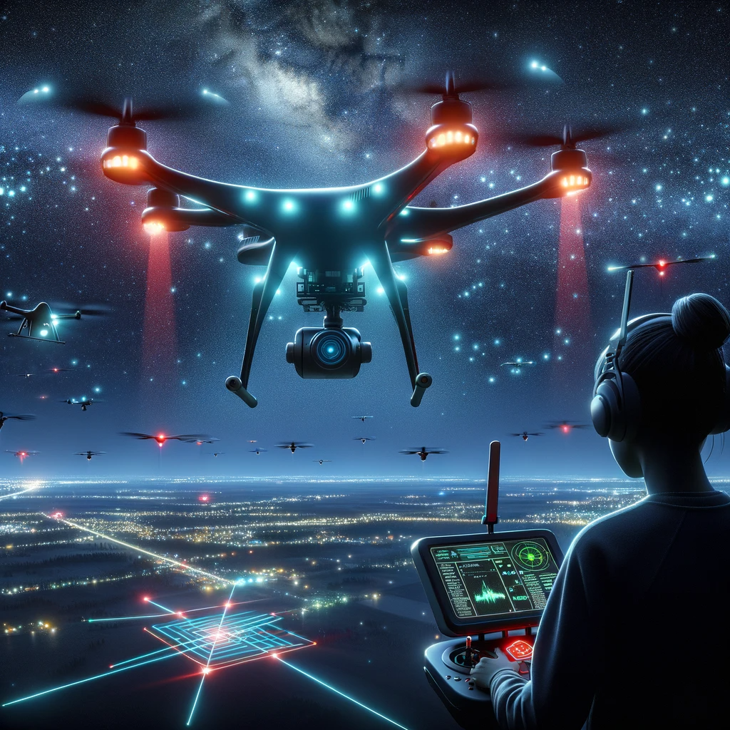 How To Safely Use Drones For Night Flights? - DroneSkyz