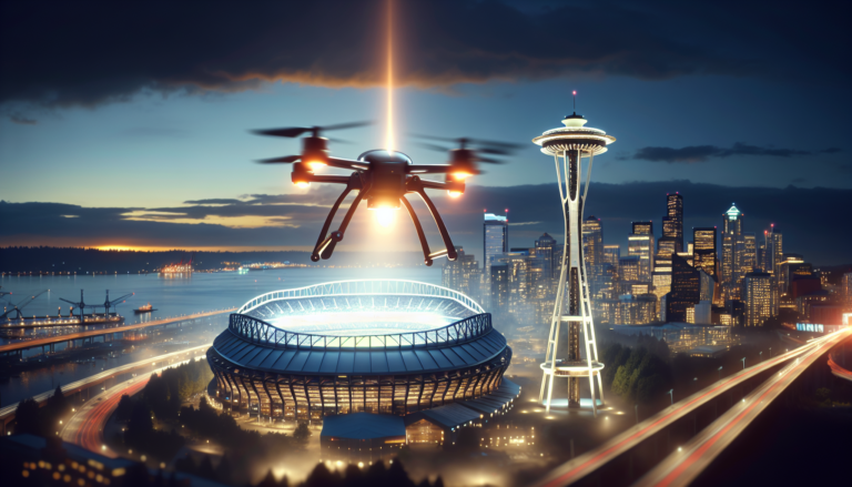 MLB All-Star Drone Show at Seattle’s Space Needle
